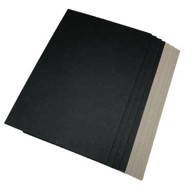 China High Grade Rigid Black Paper Coated Duplex Panel Gray Back 31*43 Inches Anti Curl for sale