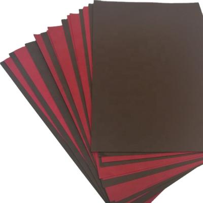 China Moisture Proof Uncoated Black Red Color Custom Carton 50*65 Cm Size Paperboard for sale