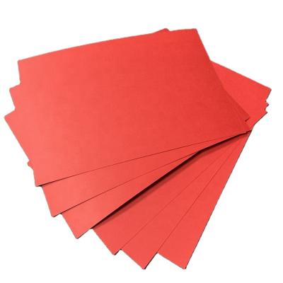 China Professional Recyceld Color Cardboard Paper Specialty Moisture Proof Red Blue Black Paper For Cards for sale