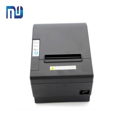 China Black And White Restaurant Order Printer USB And Serial 80mm POS Online Printer for sale