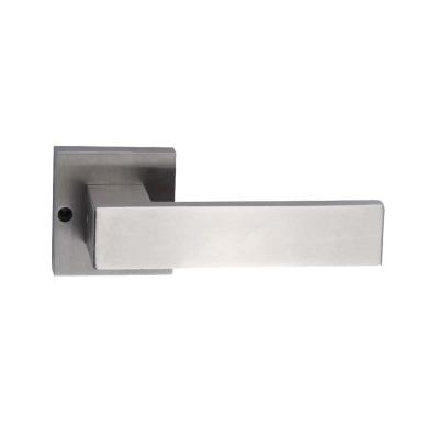 China Modern High Qualitity Stainless Steel Square Solid Casting Door Handle for sale