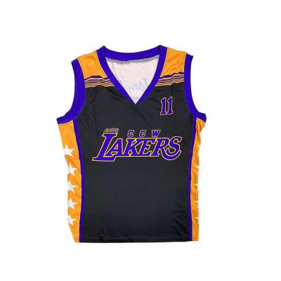 China Different Styles Antibacterial Star Mens Basketball Jersey Black Basketball Jerseys for sale