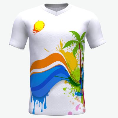 China Hot Sale QUICK DRY Apparel Sublimated Custom T Shirt Printing Manufacturer for sale