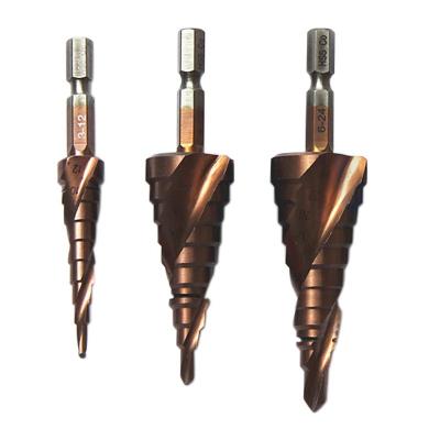 China Metal M35 Drilling Step Drill With Opener Pagoda Frontier Drilling Cobalt Cobalt Stainless Steel Hole Multifunctional High Hardness for sale