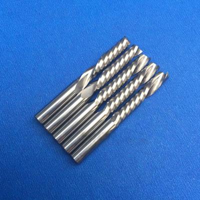 China Tungsten Cobalt Alloy 6mm CNC Router Bit Single Flute End Mill Cutter For Resin Wood Nylon ABS for sale