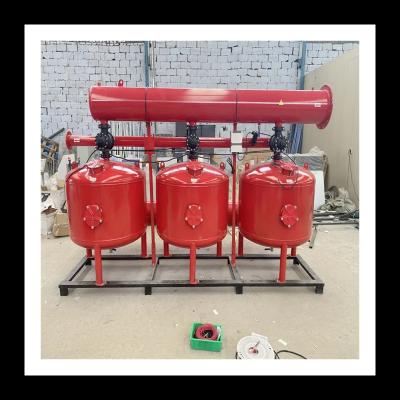 China Filtration of impurities in water agricultural industrial irrigation automatic smoothing sand filter high quality and good prices for sale