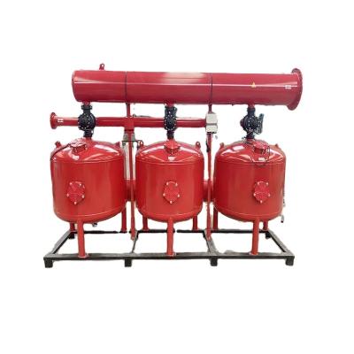 China Filtration of impurities in wholesale price agricultural industrial water design new flush filter from water irrigation industrial sand drain smooth automatic sand filter for sale