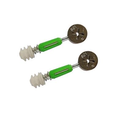 China For Cabinet Shelf Mini Fix Connecting Nut Steel Furniture Leg Connection Hardware Bolt for sale