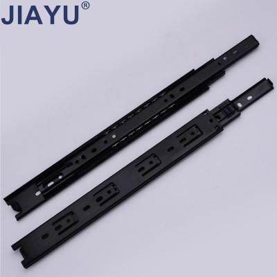 China 36mm Smart Telescopic Drawer Rail Traditional Furniture Hardware With Round Ball Groove for sale