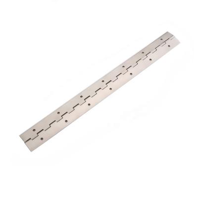 China Modern Continues Stainless Steel SS 201 Long Cabinet Concealed Piano Hinge for sale