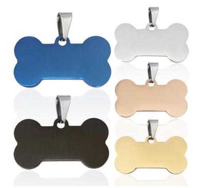 China Global Stainless Steel Blank No Marking Dog Tags Pet ID Name Tags for sale