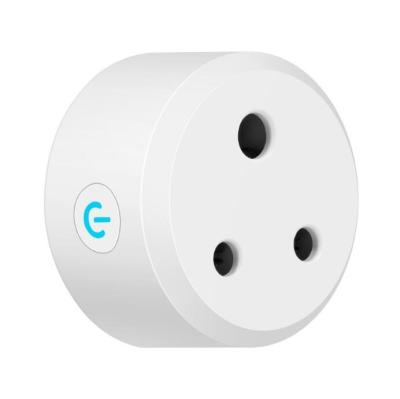 China Residential / Multipurpose Indian Smart Socket Work With Alexa And Google Home WiFi Mini Socket Remote Control Outlet for sale