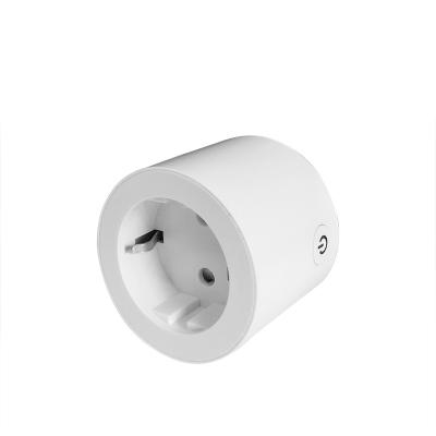 China Residential / Multi-Purpose Europe Smart Socket Work With Alexa And Google Home WiFi Mini Socket Remote Control Outlet for sale