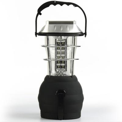 China ABS Plastic LED Outdoor Emergency Camping Light With Solar Panel for sale