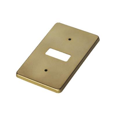 China American Placa Una Ventana Alumino Tapa Aluminum Switch Cover for sale