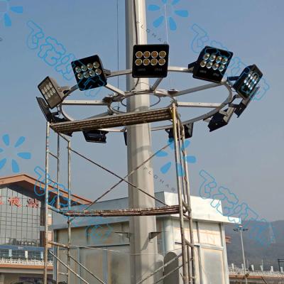 China Hot Rolled Steel High Lumens 400W LED Modular High Mast Light For Stadium for sale