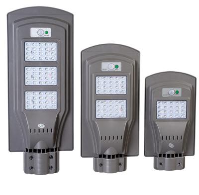 China Outdoor Garden Ip65 Waterproof Motion Sensor 30w 60w 90w All In One Solar Led Street Light for sale