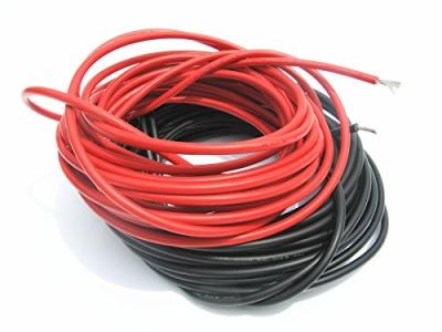 China Alambre solar negro rojo de la C.C. de la aprobación 10awg 6m m del TUV en venta