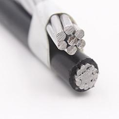 China Duplex Service Drop Low Voltage 1kv Al conductor ABC Aerial Bundle Cable for sale