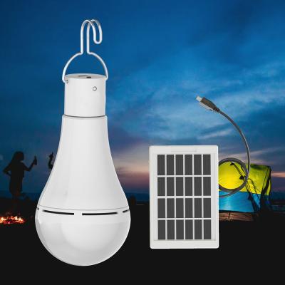 China Solar Panel Outdoor Emergency Light 9W Garden Camping Hook Fill Bulb for sale