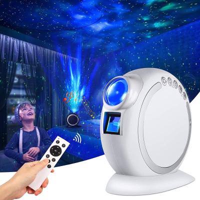 China Ocean Starry Projection Light Modern Music Control Sky USB LED Moon Nebula Children Colorful Light Kids Night Light for sale