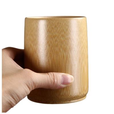 China Sustainable 100% Natural Degradable Eco-Friendly Bamboo Coffee Water Cup Mug for sale