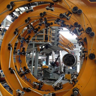 China Two-storey inline type half-steel radial tire agricultural factory building machine Te koop