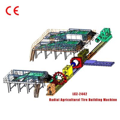 China Tire Industry Agricultural Tire Building Machine For 24