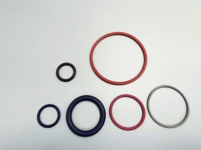 China Temperature Resistant Fluoropolymer Coated Round O ring For Pressure Applications for sale