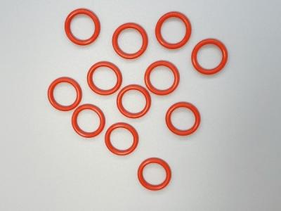 China SI 60-70 Hardness Silicone Sealing Ring Ozone Oxide Corrosion Resistance for sale