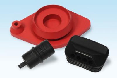 China SI FKM EPDM Custom Molded Rubber Parts High Temperature Resistance for sale