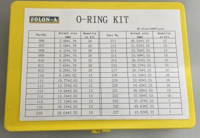 China Precision Rubber O Ring Set For Lasting Sealing OR-15 for sale