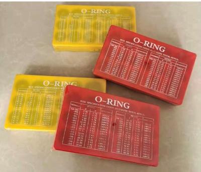 China Metric Size FKM O Ring Kit 386 Pieces Green Brown For Chemical Industry for sale