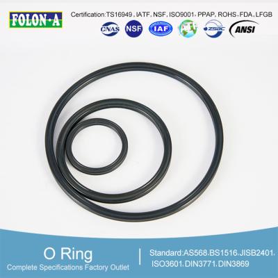 China Abrasion Resistant Synthetic Rubber O Rings 50-90 Shore Hardness for sale