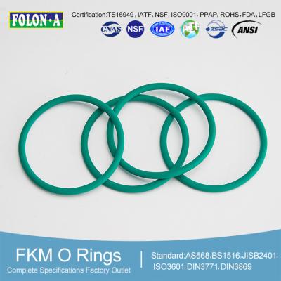 China Excellent Black FKM O Rings For Aerospace Extreme Condition for sale