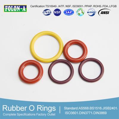 China Elastic FFKM Rubber O Rings Sealing 75 Hardness Corrosion Resistant for sale