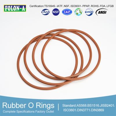 China 7-12 MPa Fkm O Rings Custom siliconen producten voor extreme temperatuurbestandheid -50 °C tot -250 °C Te koop