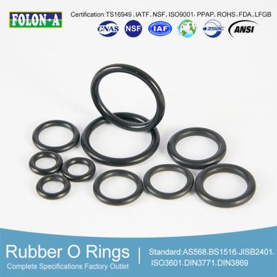 China UV Resistant EPDM Rubber O Rings For High Temperature for sale