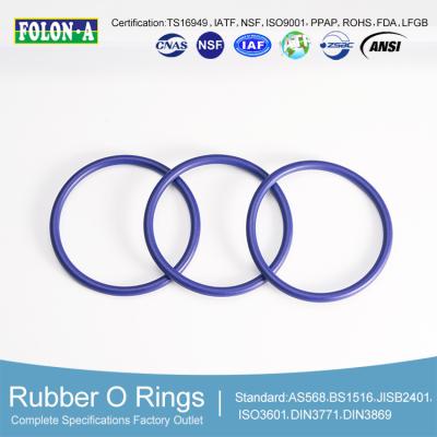 China 25 N/mm Tear Resistant EPDM O Rings Black Hole Oil Seal with Superior UV Low Temp Flexibility for sale