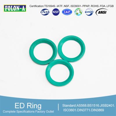 China 70-80 HR Wear Resistant DIN 3869 Profile Rings for Hydraulic / Pneumatic Systems for sale