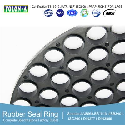 China 70a Shore Custom Rubber Components with Superior Chemical Resistance for sale