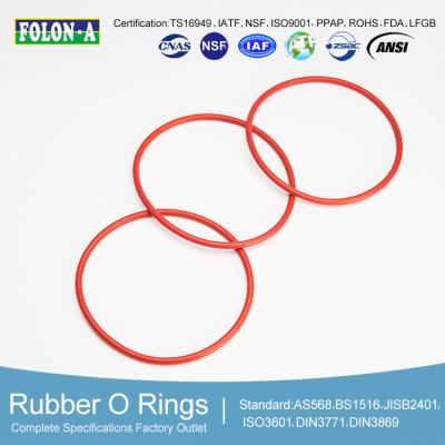 China AS568 FKM O Rings with Tight Shore A Tolerance for Enhanced Durability and Oil Resistance for sale