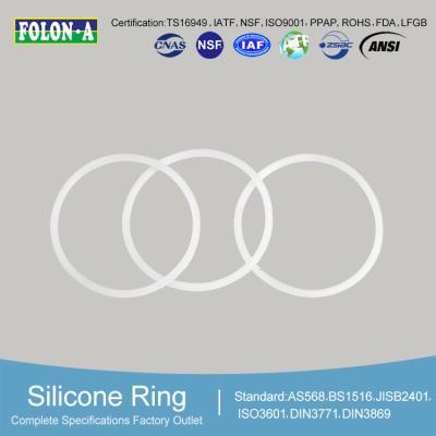 China Premium Silicone O Rings for Liquid Mold Compression Molding -60 ~250℃ for sale