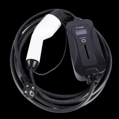 中国 SAE J1772 mode2 charger 3.5kw single phase adjustable current portable ev charger for electric vehicle charging 販売のため