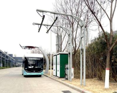 Cina Pantograph fast charger for electric bus 600kw charging capacity output current 800A in vendita