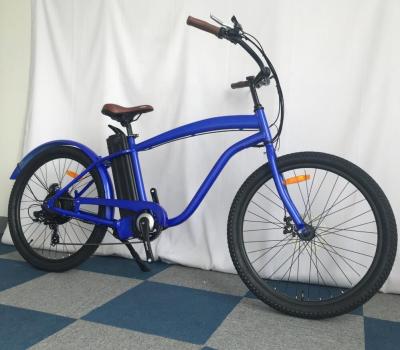 China Aluminum alloy CE passed adults china beach cruiser electric bike 36V 250W 500W for sale