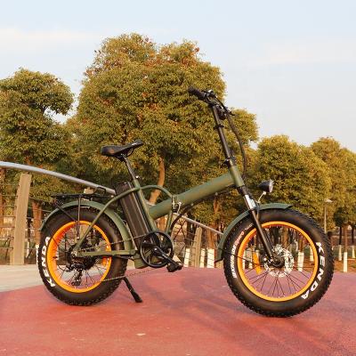 China Aluminum alloy 20 inch high quality vintage ebike bicycle folding electric bike 48V 500W for kids to ride for sale