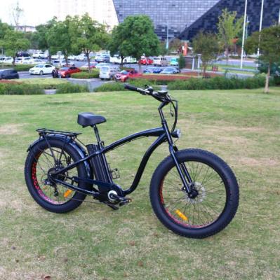 China 2020 New Design EN15194 Electric Bike 250W 500W Beach Cruiser 26*4.0 for sale