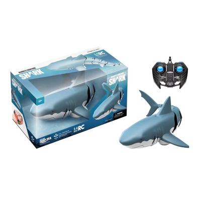 China Waterproof Toys 2.4g RC Hobby Aquatic Electric Animals Waterproof Rc Shark Radio Control Remote Control Toys for sale