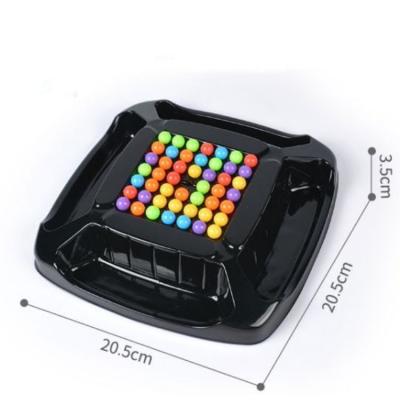 China Wholesale Plastic Indoor Rainbow Ball Elimination Game ABS Table Game Parent and Kids Chess Board Game for sale